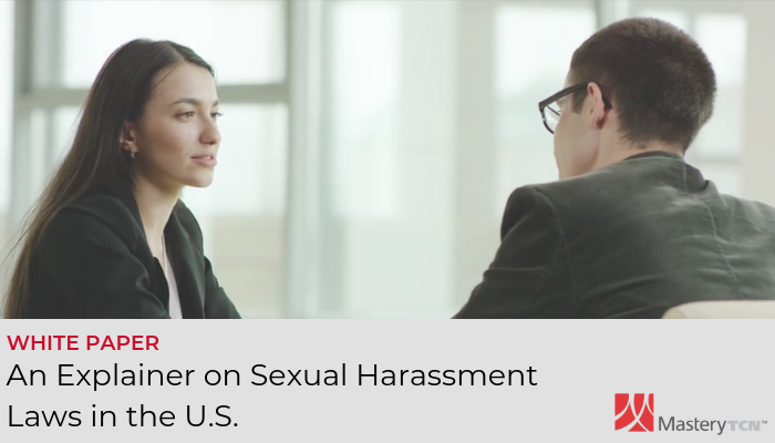 harassment white paper graphic