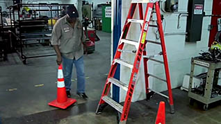 Ladder Safety Refresher for Employees thumbnails on a slider