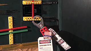 Lockout Tagout Refresher for Employees thumbnails on a slider