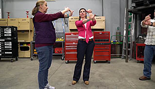 Stretching for Injury Prevention with Liz Navarrete thumbnails on a slider