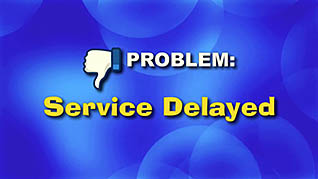 Customer Service – Service Delayed Is Service Denied thumbnails on a slider