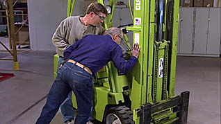 Forklift: Operating Forklifts Safely thumbnails on a slider