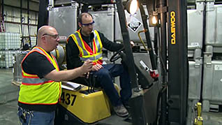 Forklift: Powered Industrial Truck Safety: OSHA Training Requirements thumbnails on a slider