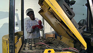 Forklift Safety: Industrial Counterbalance Lift Trucks thumbnails on a slider