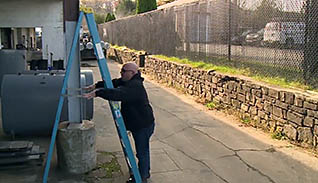 Ladder Safety: Setting Up and Moving Ladders thumbnails on a slider