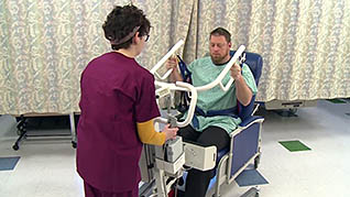 Patient Handling Safety thumbnails on a slider