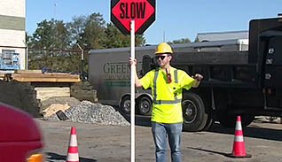 Work Zone Safety thumbnails on a slider