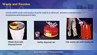 OSHA General Industry: Flammable and Combustible Liquids thumbnails on a slider