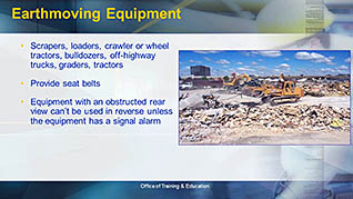 OSHA Construction: Safe Materials Handling thumbnails on a slider