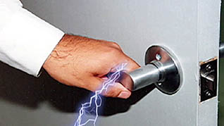 Electrostatic Discharge Control Training Program thumbnails on a slider