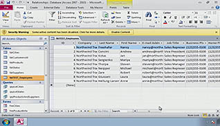 Microsoft Access 2010: Creating Flexible Queries thumbnails on a slider