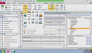 Microsoft Access 2010: Generating Reports thumbnails on a slider