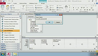 Microsoft Access 2010: Querying a Database thumbnails on a slider