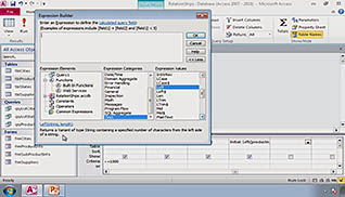 Microsoft Access 2010: Querying a Database thumbnails on a slider
