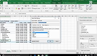 Microsoft Excel 2016 Level 4.2: Analyzing Data by Using PivotTables thumbnails on a slider