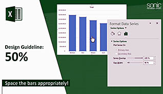 Microsoft Excel 2016 Level 2.4: Visualizing Data with Charts thumbnails on a slider