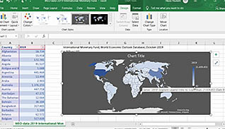 New Features In Microsoft 365: What’s New In Excel? thumbnails on a slider