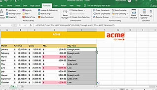 New Features In Microsoft 365: What’s New In Excel? thumbnails on a slider