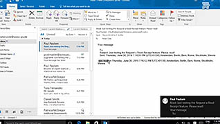Microsoft Outlook 2016 Level 1.4: Customizing Message Options thumbnails on a slider