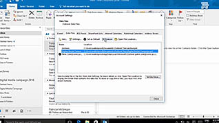 Microsoft Outlook 2016 Level 2.9: Managing Outlook Data Files thumbnails on a slider