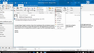 Microsoft Outlook 2016 Level 1.5: Organizing Messages course thumbnail