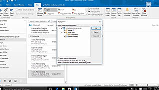 Microsoft Outlook 2016 Level 1.5: Organizing Messages thumbnails on a slider