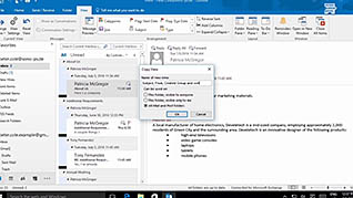 Microsoft Outlook 2016 Level 2.2: Organizing, Searching, and Managing Messages thumbnails on a slider