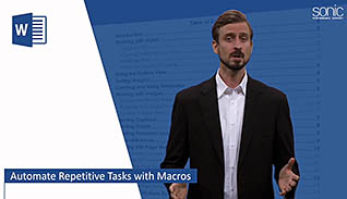 Microsoft Word 2016 Level 3.7: Automating Repetitive Tasks with Macros thumbnails on a slider