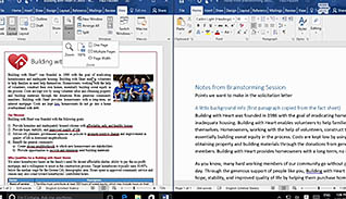 Microsoft Word 2016 Level 1.1: Getting Started with Word thumbnails on a slider