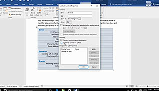 Microsoft Word 2016 Level 3.6: Using Forms to Manage Content thumbnails on a slider