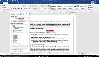 Microsoft Word 2016 Level 1.3: Working More Efficiently thumbnails on a slider