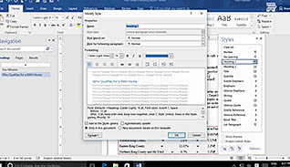 Microsoft Word 2016 Level 1.3: Working More Efficiently thumbnails on a slider