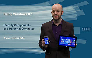 Windows 8.1: Getting to Know PCs and the Windows 8.1 User Interface thumbnails on a slider