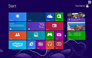 Windows 8.1: Getting to Know PCs and the Windows 8.1 User Interface thumbnails on a slider