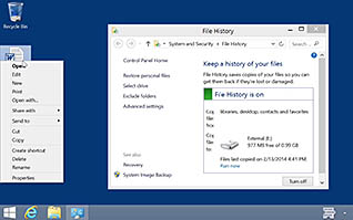 Windows 8.1: Other Windows 8.1 Features thumbnails on a slider