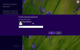 Windows 8.1: Using Windows 8.1 Security Features thumbnails on a slider