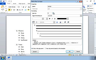 Microsoft Word 2010: Creating Customized Formats with Styles and Themes thumbnails on a slider
