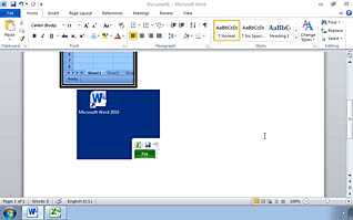 Microsoft Word 2010: Modifying Pictures thumbnails on a slider