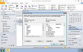 Microsoft Office 2010 and Windows 7: What’s New in Outlook 2010? thumbnails on a slider