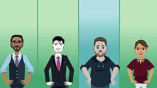 Neurodiversity At Work thumbnails on a slider