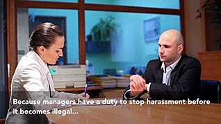 Sexual Harassment Prevention in Connecticut for Managers and Supervisors 2-Hour Course: Part 4 thumbnails on a slider