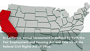 Sexual Harassment Prevention For Non-Supervisors In California 1-Hour Course: Part 1 thumbnails on a slider