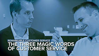 Remarkable Customer Service thumbnails on a slider