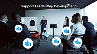 Building an Effective Leadership Succession Plan thumbnails on a slider