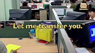 Customer Service – Let Me Transfer You thumbnails on a slider