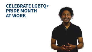 Celebrate LGBTQ+ Pride Month At Work thumbnails on a slider