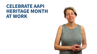 Celebrate AAPI Heritage Month At Work thumbnails on a slider