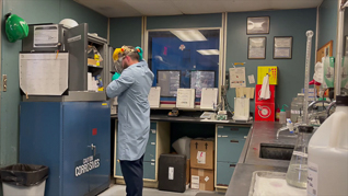 Laboratory Safety Orientation thumbnails on a slider