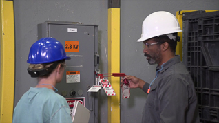 Lockout Tagout for Authorized Workers thumbnails on a slider
