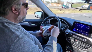 Distracted Driving thumbnails on a slider